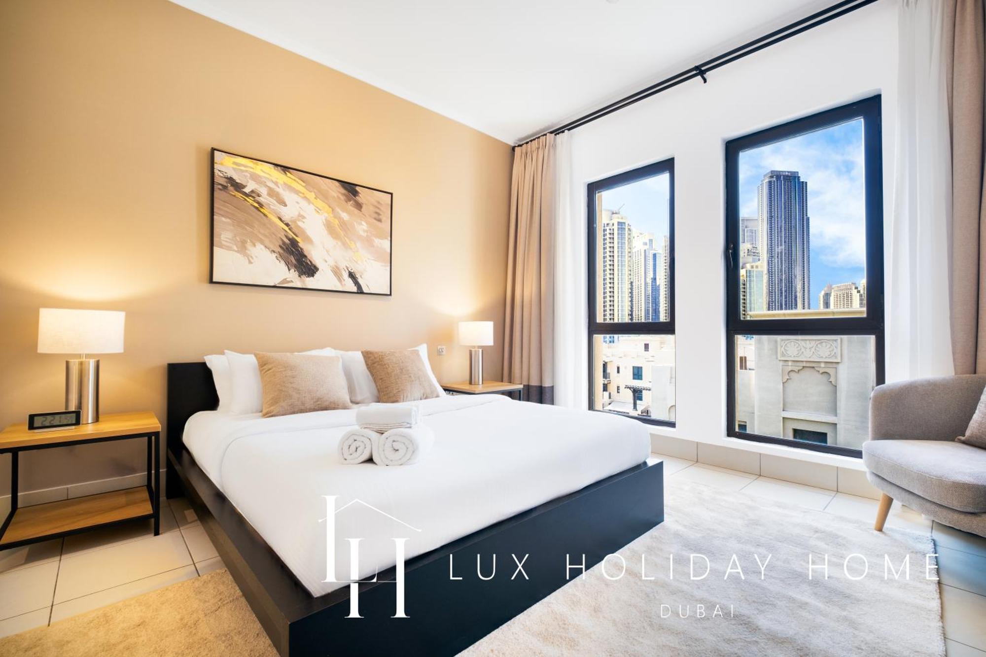 Lux The Reehan Burj Khalifa View Suite Дубай Экстерьер фото